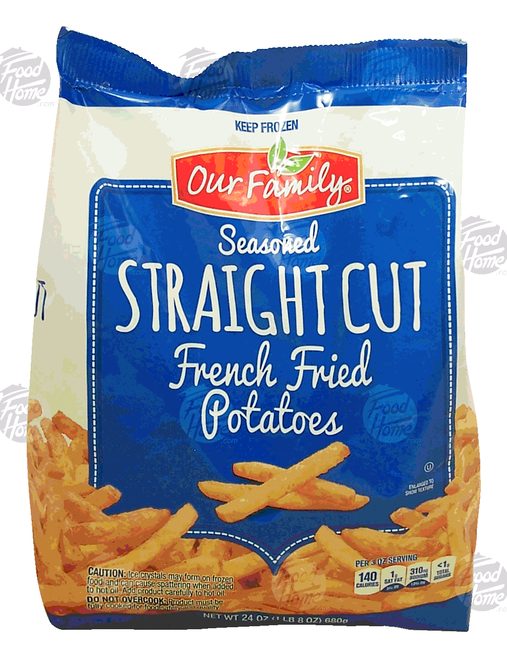 Our Family  french fried potatoes, seasoned straight cut Full-Size Picture